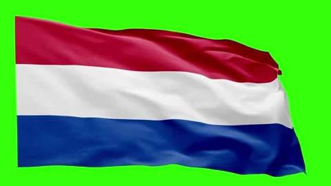 Netherlands Flag Animation – Seamless Loop (4K UHD) Stock Footage 318967918