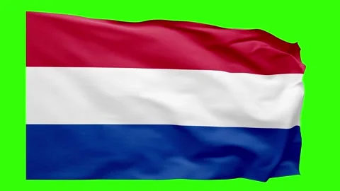 Netherlands Flag Animation – Seamless Loop (4K UHD) Stock Footage 318967924