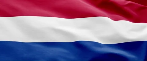 Netherlands Flag Animation – Seamless Loop (4K UHD) Stock Footage 318967930