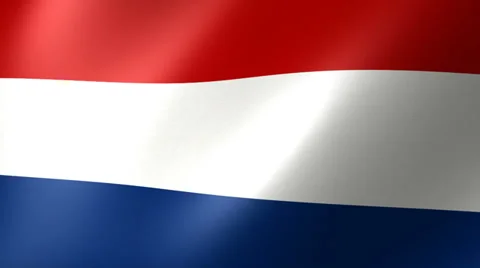 Netherlands Flag Background Seamless Loop Stock Footage 39377385