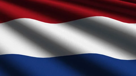 Netherlands flag close up Stock Footage 882863