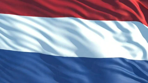 Netherlands flag Stock Footage 622952