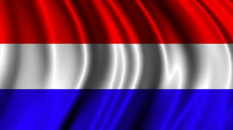 Netherlands Flag Stock Footage 2673966