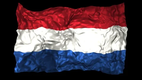 Netherlands flag Stock Footage 110824839