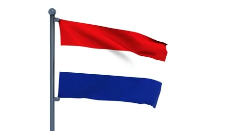 Netherlands Flag Stock Footage 150202969