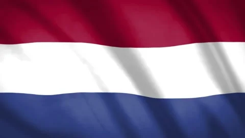 Netherlands Flag  Stock Footage 188149466