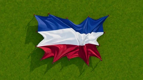 Netherlands flag 動画素材 201456132