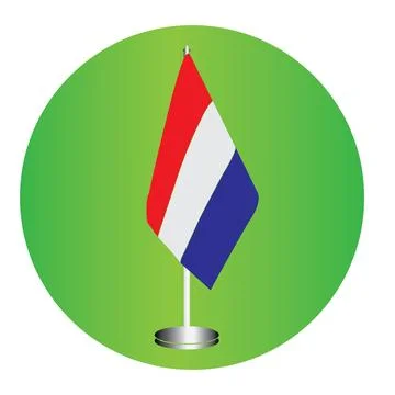 Netherlands flag icon Stock Illustration