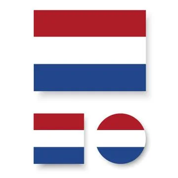 Netherlands flag Stock Illustration