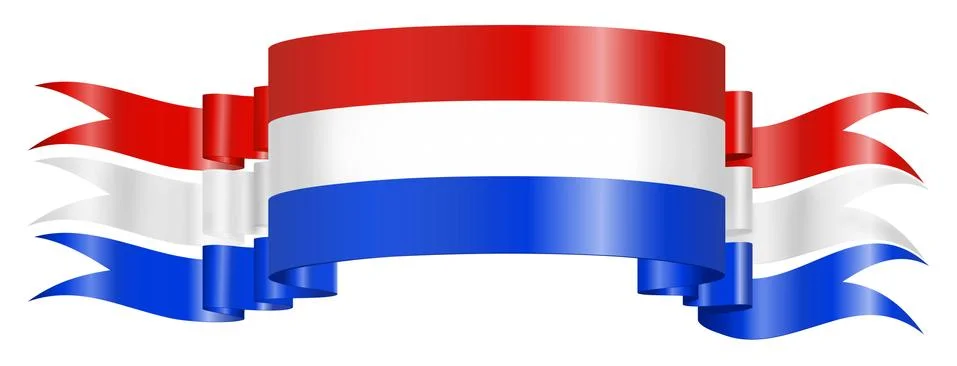 Netherlands Flag Illustrazione stock
