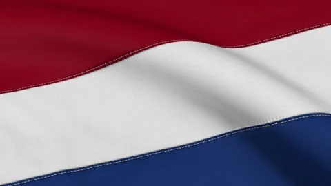 Netherlands Flag Loop Stock Footage 241253865