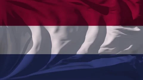 Netherlands Flag Loop Stock Footage 295732485
