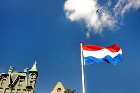 Netherlands flag Foto stock
