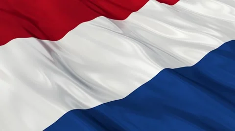 Netherlands flag Seamless  Vídeo Stock 48644122