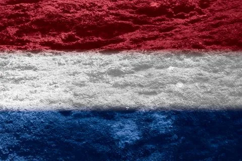 Netherlands flag texture as background Stock Photos