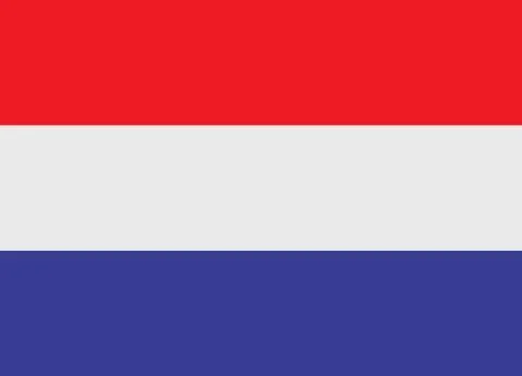 Netherlands flag vector Stock Illustration