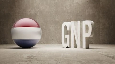 Netherlands. GNP  Concept. Stock Illustration