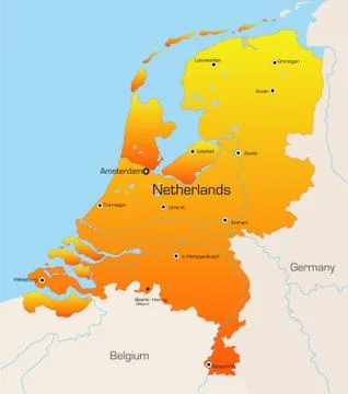 Netherlands  Stock Illustration