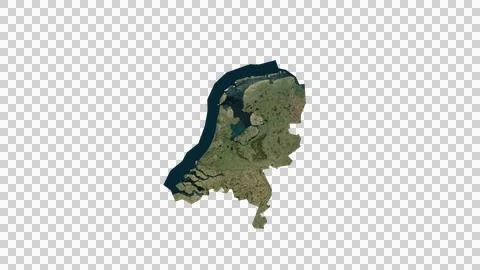 Netherlands Map Stock Illustration