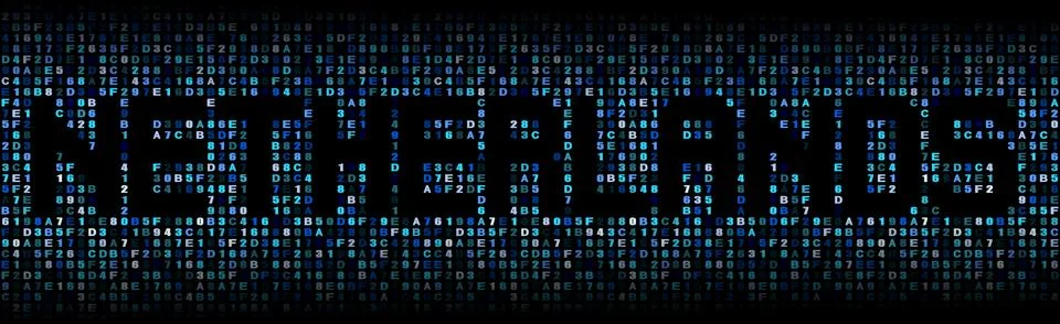 Netherlands text on hex code illustration Stock Illustration