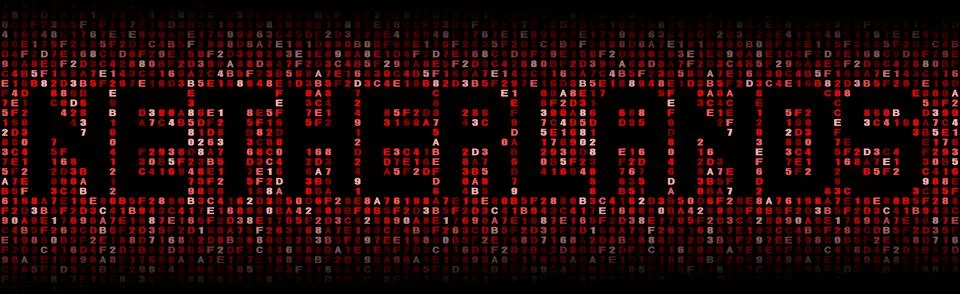 Netherlands text on hex code illustration Illustrazione stock