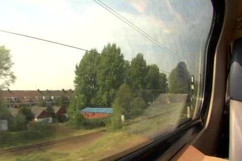 Netherlands train footage Stock Footage 265453