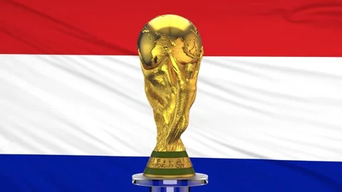 Netherlands world cup trophy Stock Footage 218269500