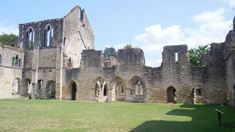 Netley Abbey 1238 Stock Footage 314342791