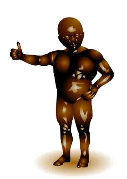 Netsuke. abstract symbol yes Stock Illustration
