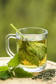 Nettle tea Stock Photos