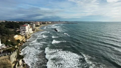 Nettuno Panorama Video stock 328015785