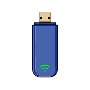 Network 5g modem cartoon vector illustration 스톡 일러스트