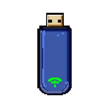 Network 5g modem pixel art vector illustration Stock Illustration