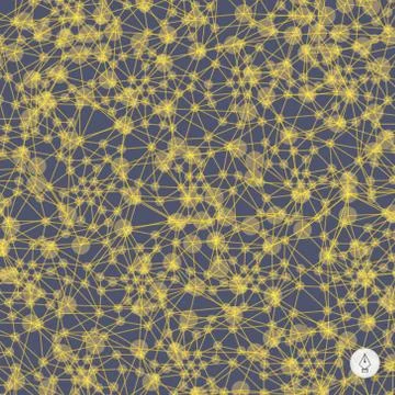 Network abstract background. 3d technology vector illustration Stock Illustration