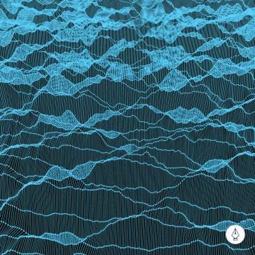 Network abstract background. 3d technology vector illustration Stock Illustration