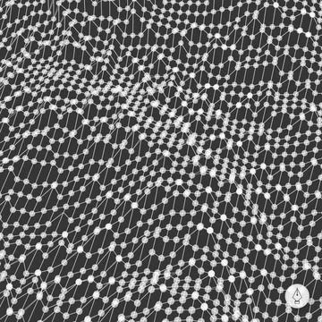 Network abstract background. 3d technology vector illustration. Network ab... Stock Photos