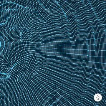 Network abstract background. 3d technology vector illustration. Network ab... Stock Photos