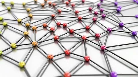 Network abstract Stock Illustration