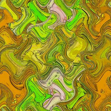 Network abstract pattern. The waves. Elegantly orange cartoon style printing Stock Illustration