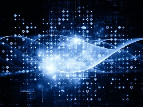 Network Abstraction Illustrazione stock