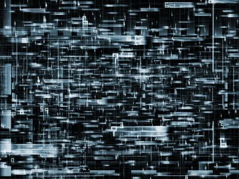 Network Abstraction 스톡 일러스트