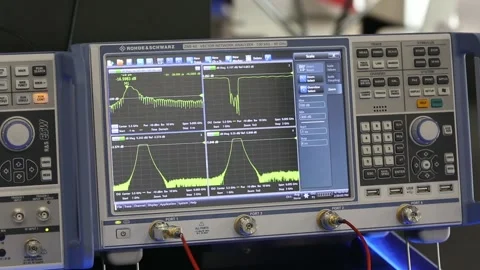 Network Analyzer screen Stock Footage 90104005