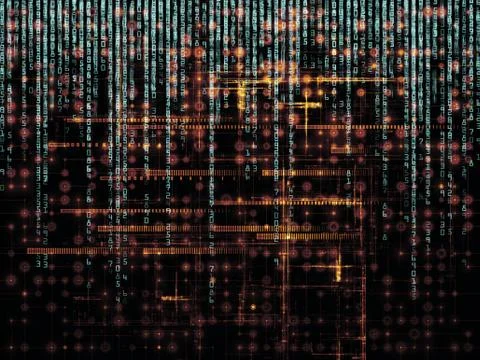 Network And Beyond Illustrazione stock