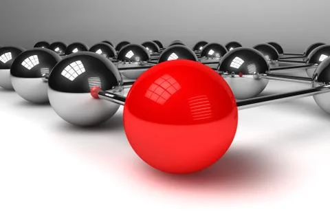 Network and communication concept Stock Illustration