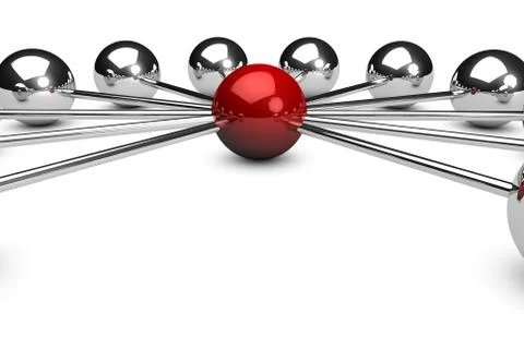 Network and communication concept Stock-Illustration