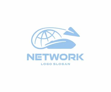 Network and computer science graphic design Illustrazione stock