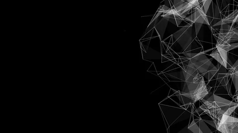 Network animation connected dots on white background. Stock Footage 115061864