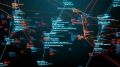 Network Architecture, and Cloud Computing in Next-gen Information Technology Stock Footage 245324430