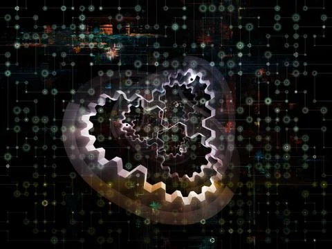 Network Backdrop Ilustración de archivo