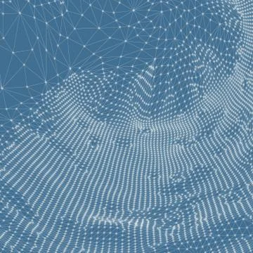 Network background. 3d technology vector illustration Stock Illustration